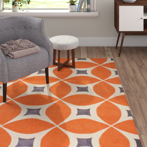 Orange Area Rugs Wayfair